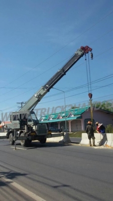 ขายรถเครน KATO 4 ล้อ   ขนาด 10TON   ยกได้สูง 21.5 เมตร  เครื่องยนต์4สูบเทอร์โบ