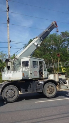 ขายรถเครน KATO 4 ล้อ   ขนาด 10TON   ยกได้สูง 21.5 เมตร  เครื่องยนต์4สูบเทอร์โบ