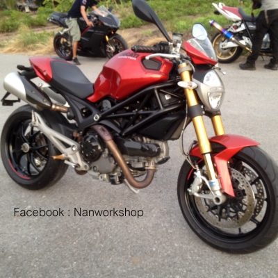 ขาย DUCATI MONSTER 1100 S สีแดง (สีเดิมทั้งคัน) ปี  2013 - สภาพเดิม  - โช๊ค OHLINE คู่หน้า-หลัง  มีเอกสารสรรพสามิต รถสวย สภาพเทพ  ราคาขาย 330,000 บาท