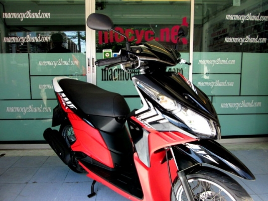 click 110-i สีดำแดง รุ่นไมล์ขาว สีใหม่สวยยิ่งขึ้น สภาพสวยพร้อมใช้ รถเดือนมีนาคม ปี54 ไมล์ 9 พันโล ฟรีโอน แถม 5รายการ 21900