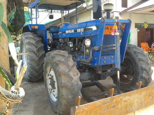 ขาย 6610เสื้อลาย สองเพลา คานหน้าคาราโร่ ดุมเรียบ พร้อมดันหน้าหางไถ เล่มทะเบียน