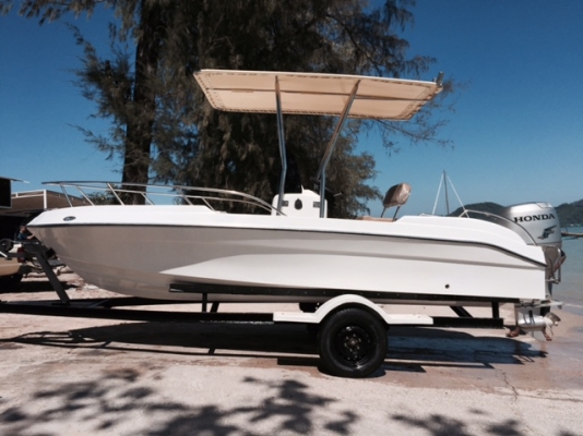 ขายเรือไฟเบอร์กลาสSR-18 หล่อใหม่ ไม่รวมเครื่องยนต์