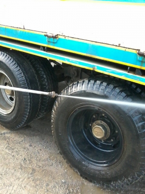 ลูกพ่วง 3 เพลาแท้ ไม่ดัมพ์ คอกเกษตร ยาว 7.20 เมตร ปี 53