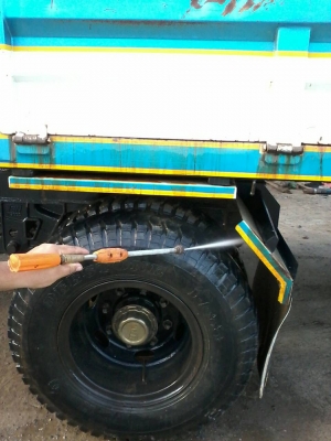 ลูกพ่วง 3 เพลาแท้ ไม่ดัมพ์ คอกเกษตร ยาว 7.20 เมตร ปี 53