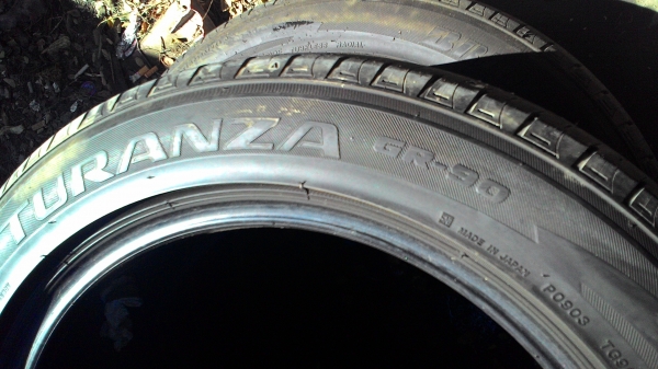 215/55R17 BRIDGE STONE TURANZA GR90 มี12 มี2 เส้น tel.081-427-3941