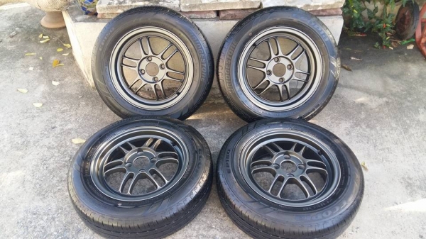 ขายล้อแม็กใหม่ rpf1 14"พร้อมยางปี 13สนใจติดต่อเล็กคลองสามครับ 081-3747940