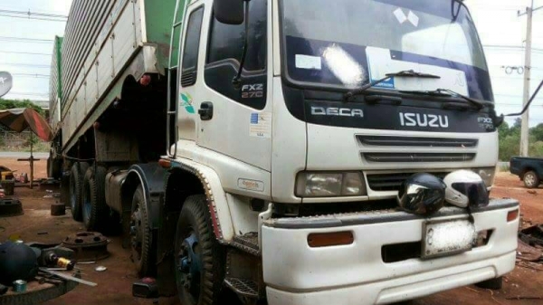 ขายรถบรรทุก 20 ล้อพ่วงแม่ลูกดัมพ์ ISUZU DECA 270 แรงม้าปี 2547 แม่ 12 ล้อลูก 2 เพลาคอกมิเนียม ราคา 1780000
