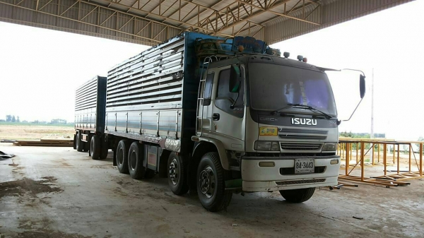 ขายรถบรรทุก 20 ล้อพ่วงแม่ลูกดัมพ์ ISUZU DECA 270 แรงม้าปี 2547 แม่ 12 ล้อลูก 2 เพลาคอกมิเนียม ราคา 1780000