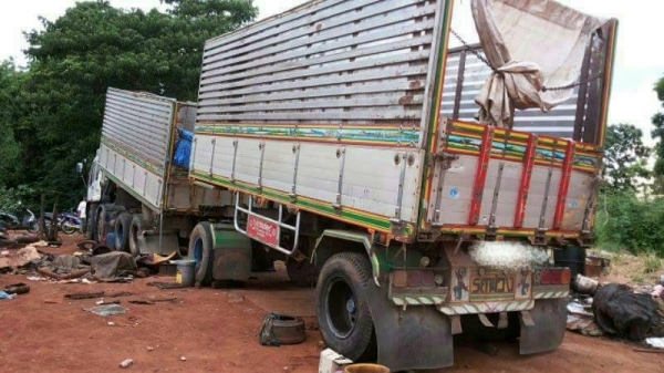 ขายรถบรรทุก 20 ล้อพ่วงแม่ลูกดัมพ์ ISUZU DECA 270 แรงม้าปี 2547 แม่ 12 ล้อลูก 2 เพลาคอกมิเนียม ราคา 1780000