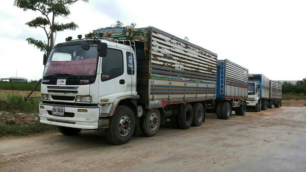 ขายรถบรรทุก 20 ล้อพ่วงแม่ลูกดัมพ์ ISUZU DECA 270 แรงม้าปี 2547 แม่ 12 ล้อลูก 2 เพลาคอกมิเนียม ราคา 1780000