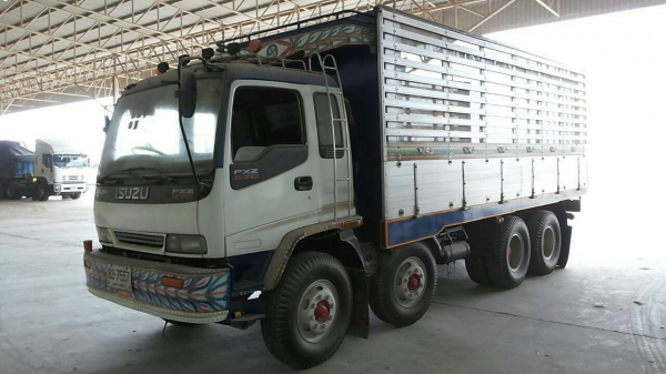 ขายรถบรรทุก 20 ล้อพ่วงแม่ลูกดัมพ์ ISUZU DECA 270 แรงม้าปี 2547 แม่ 12 ล้อลูก 2 เพลาคอกมิเนียม ราคา 1780000