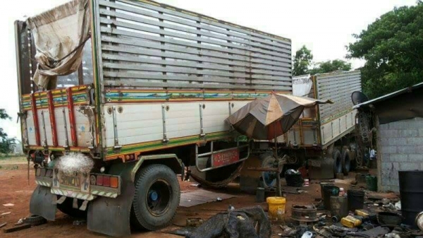 ขายรถบรรทุก 20 ล้อพ่วงแม่ลูกดัมพ์ ISUZU DECA 270 แรงม้าปี 2547 แม่ 12 ล้อลูก 2 เพลาคอกมิเนียม ราคา 1780000