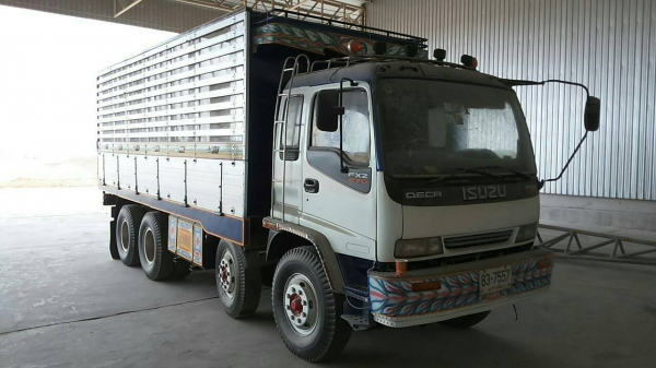 ขายรถบรรทุก 20 ล้อพ่วงแม่ลูกดัมพ์ ISUZU DECA 270 แรงม้าปี 2547 แม่ 12 ล้อลูก 2 เพลาคอกมิเนียม ราคา 1780000