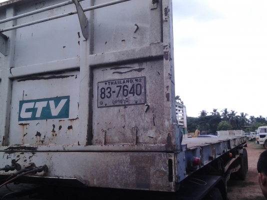 CTV หางโรลเบท ช.ทวี  3 เพลาลงเล่มถูกต้อง ยาว12.5 เมตร จดทะเชียนปี47