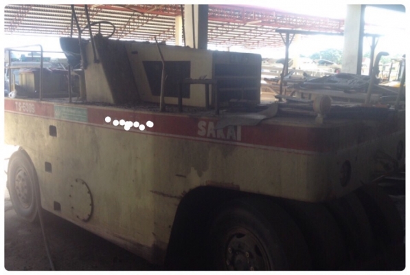 ขายด่วนรถบดล้อยาง9ล้อSAKAI TS7409 พร้อมใช้งาน เล่มทะเบียน