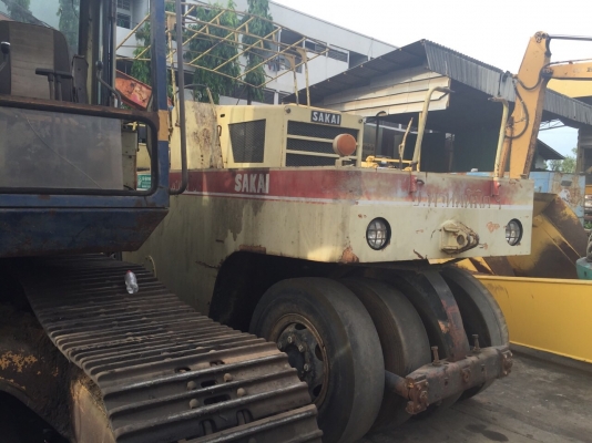 ขายด่วนรถบดล้อยาง9ล้อSAKAI TS7409 พร้อมใช้งาน เล่มทะเบียน