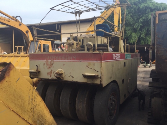 ขายด่วนรถบดล้อยาง9ล้อSAKAI TS7409 พร้อมใช้งาน เล่มทะเบียน