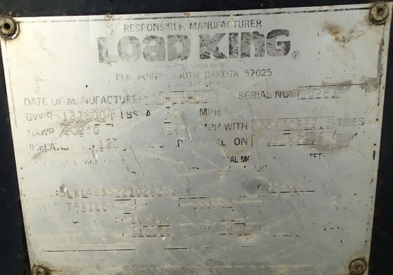 หางเทรลเลอร์ 2002 LOAD KING 553SS 55 Ton Tri/A Low boy สภาพดีพร้อมใช้งาน เอกสารพร้อม เครื่องจักรนำเข้าจากต่างประเทศ สนใจติดต่อ 081-981-9339 (คุณบุ๋ม)