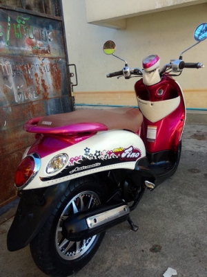 YAMAHA Fino ล้อโตแนวVIP MAXขอบ12 เท่ไม่เหมือนใคร สวยๆครับ