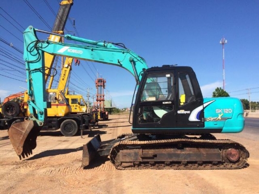 ขายรถแบคโฮ KOBELCO SK120(MARK 5 SUPER) ระบบไฟฟ้าเต็ม สภาพสวยพร้อมใช้ นำเข้าจากญี่ปุ่น มีVDOการทำงานครับ