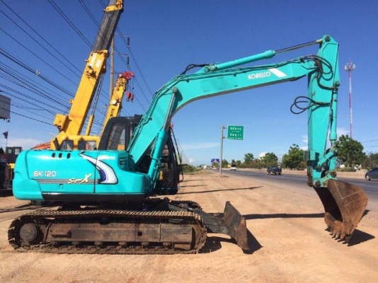 ขายรถแบคโฮ KOBELCO SK120(MARK 5 SUPER) ระบบไฟฟ้าเต็ม สภาพสวยพร้อมใช้ นำเข้าจากญี่ปุ่น มีVDOการทำงานครับ