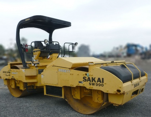 รถบด 2008 SAKAI SW990 Tandem Vibratory Roller สภาพดีพร้อมใช้งาน เอกสารพร้อม เครื่องจักรนำเข้าจากต่างประเทศ สนใจติดต่อ 081-981-9339 (คุณบุ๋ม)