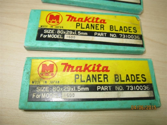 ใบกบไฟฟ้า MAKITA รุ่น 1600 MADE IN JAPAN (เหลือ 2 ชุด)