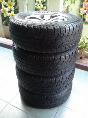 ล้อ Vigo + Yokohama AT 265/70/16 ปี12 สวยๆ1ชุด