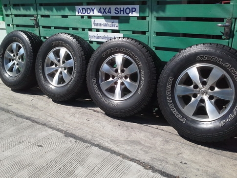 ล้อ Vigo + Yokohama AT 265/70/16 ปี12 สวยๆ1ชุด