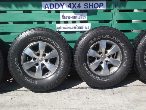 ล้อ Vigo + Yokohama AT 265/70/16 ปี12 สวยๆ1ชุด