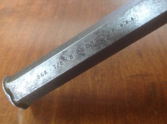 ขายเหล็กสกัด Vintage Proto 86A ขนาด 7/8 ยาว 8" ขายเหล็กสกัด Vintage Proto 86A ขนาด 7/8 ยาว 8"