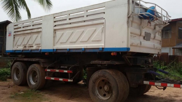 ขายรถสิบล้อ hino FM1A  344 ปี 54 เบครแห้ง พ่วงแม่ลูกดั้มสามมิตร รถสวยพร้อมใช้งาน