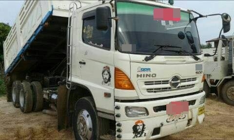 ขายรถสิบล้อ hino FM1A  344 ปี 54 เบครแห้ง พ่วงแม่ลูกดั้มสามมิตร รถสวยพร้อมใช้งาน