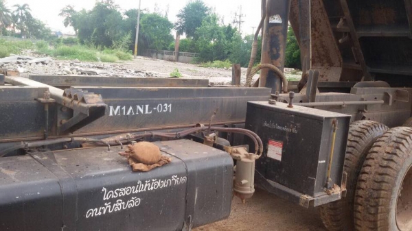 ขายรถสิบล้อ hino FM1A  344 ปี 54 เบครแห้ง พ่วงแม่ลูกดั้มสามมิตร รถสวยพร้อมใช้งาน