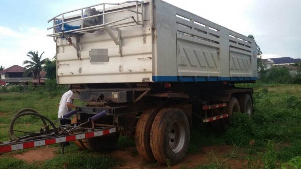 ขายรถสิบล้อ hino FM1A  344 ปี 54 เบครแห้ง พ่วงแม่ลูกดั้มสามมิตร รถสวยพร้อมใช้งาน