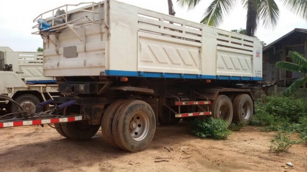 ขายรถสิบล้อ hino FM1A  344 ปี 54 เบครแห้ง พ่วงแม่ลูกดั้มสามมิตร รถสวยพร้อมใช้งาน