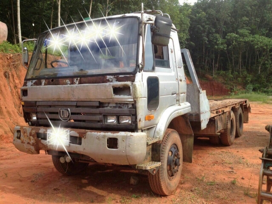 ขายไอ้ยักษ์ นิสันม UD WC 430 เครือง PE1~230แรง 2เพา พร้อมบรรทุกแม็กโฮ PC 200~8 ตลอด (ราคา 560,000บ)เล่มทะเบียน พร้อมโอน