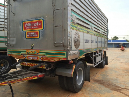 ขายรถพ่วง 18 ล้อ แม่-ลูก กระบะเนียมคอกเกษตรดั้ม อู่.ซุ่นชัย ISUZU 270 ปี.46 เครื่องส้ม รถสวยกริป ราคาย้อมๆสนใจรีบจองเลย