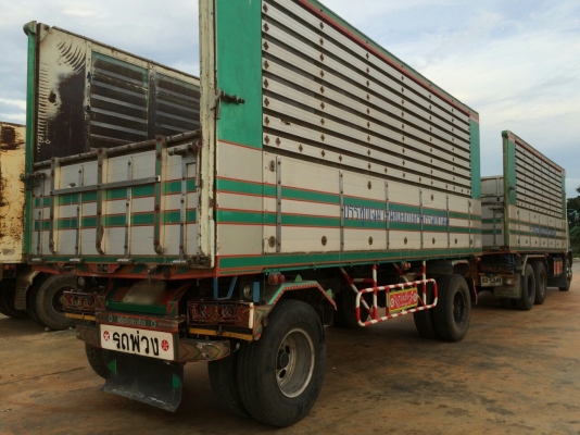 ขายรถพ่วง 18 ล้อ แม่-ลูก กระบะเนียมคอกเกษตรดั้ม อู่.ซุ่นชัย ISUZU 270 ปี.46 เครื่องส้ม รถสวยกริป ราคาย้อมๆสนใจรีบจองเลย