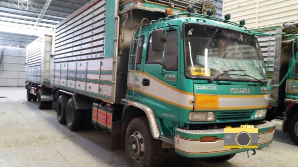 ขายรถพ่วง 18 ล้อ แม่-ลูก กระบะเนียมคอกเกษตรดั้ม อู่.ซุ่นชัย ISUZU 270 ปี.46 เครื่องส้ม รถสวยกริป ราคาย้อมๆสนใจรีบจองเลย