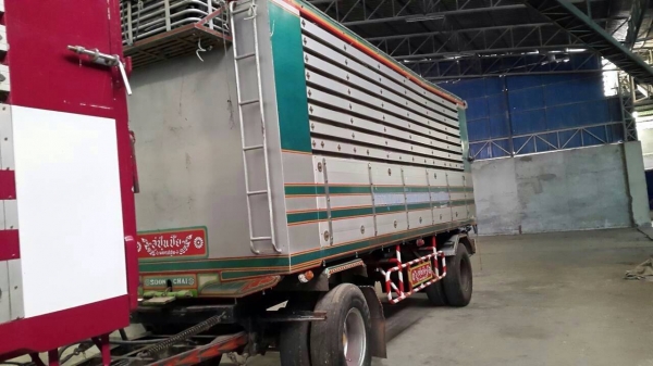 ขายรถพ่วง 18 ล้อ แม่-ลูก กระบะเนียมคอกเกษตรดั้ม อู่.ซุ่นชัย ISUZU 270 ปี.46 เครื่องส้ม รถสวยกริป ราคาย้อมๆสนใจรีบจองเลย