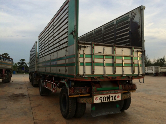 ขายรถพ่วง 18 ล้อ แม่-ลูก กระบะเนียมคอกเกษตรดั้ม อู่.ซุ่นชัย ISUZU 270 ปี.46 เครื่องส้ม รถสวยกริป ราคาย้อมๆสนใจรีบจองเลย