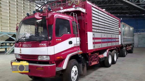 ขายรถพ่วง 18 ล้อ แม่-ลูก กระบะเนียมคอกเกษตรดั้ม อู่.ซุ่นชัย ISUZU 270 ปี.46 เครื่องส้ม รถสวยกริป ราคาย้อมๆสนใจรีบจองเลย