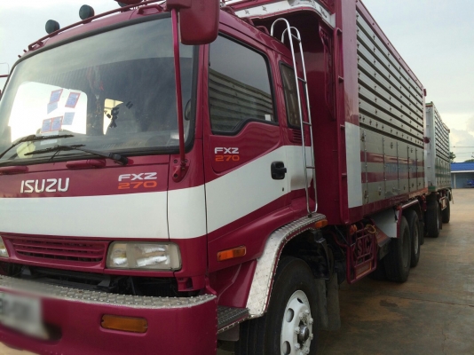 ขายรถพ่วง 18 ล้อ แม่-ลูก กระบะเนียมคอกเกษตรดั้ม อู่.ซุ่นชัย ISUZU 270 ปี.46 เครื่องส้ม รถสวยกริป ราคาย้อมๆสนใจรีบจองเลย
