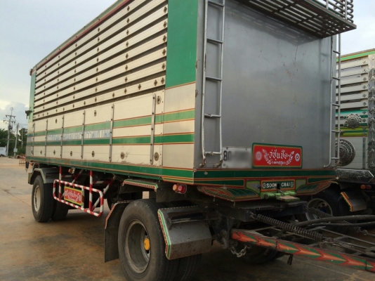 ขายรถพ่วง 18 ล้อ แม่-ลูก กระบะเนียมคอกเกษตรดั้ม อู่.ซุ่นชัย ISUZU 270 ปี.46 เครื่องส้ม รถสวยกริป ราคาย้อมๆสนใจรีบจองเลย