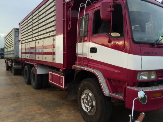 ขายรถพ่วง 18 ล้อ แม่-ลูก กระบะเนียมคอกเกษตรดั้ม อู่.ซุ่นชัย ISUZU 270 ปี.46 เครื่องส้ม รถสวยกริป ราคาย้อมๆสนใจรีบจองเลย