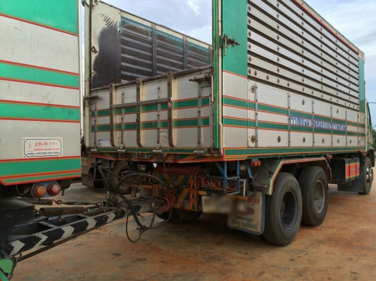 ขายรถพ่วง 18 ล้อ แม่-ลูก กระบะเนียมคอกเกษตรดั้ม อู่.ซุ่นชัย ISUZU 270 ปี.46 เครื่องส้ม รถสวยกริป ราคาย้อมๆสนใจรีบจองเลย