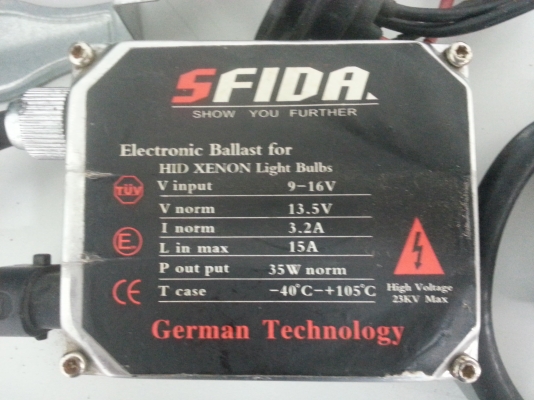 ขายชุดไฟ ซินอน hid สภาพดีจาก เยอรมัน