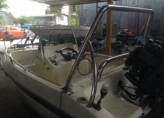 ขออนุญาติขายคับ...มือ2 จ้า.....เรือตกปลาป้อมกลาง 14.6ฟุต เครื่องSuzuki 65 ทริมไฟฟ้า อุปกรณ์สมบูรณ์