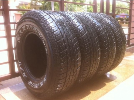 ยาง All Maxxis 31 10.5 R15 ปลายปี12 ดอกเยอะ เนื้อนิ่มใช้อีก2-3ปีสบายๆ